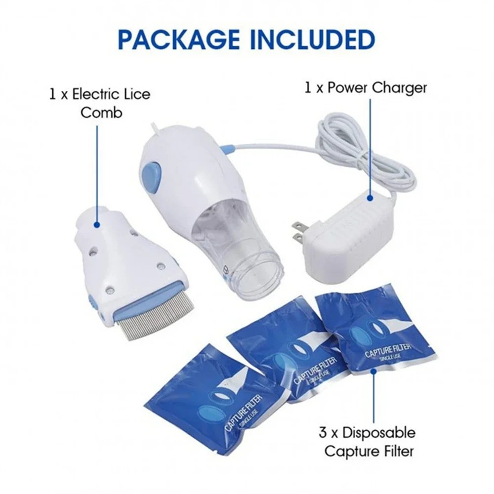 Electronic Hair and Scalp Comb with Disposable Filter System - Image 7