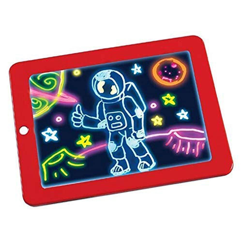 Kids Learning Magic Drawing Pad with LED Light Board - Image 3