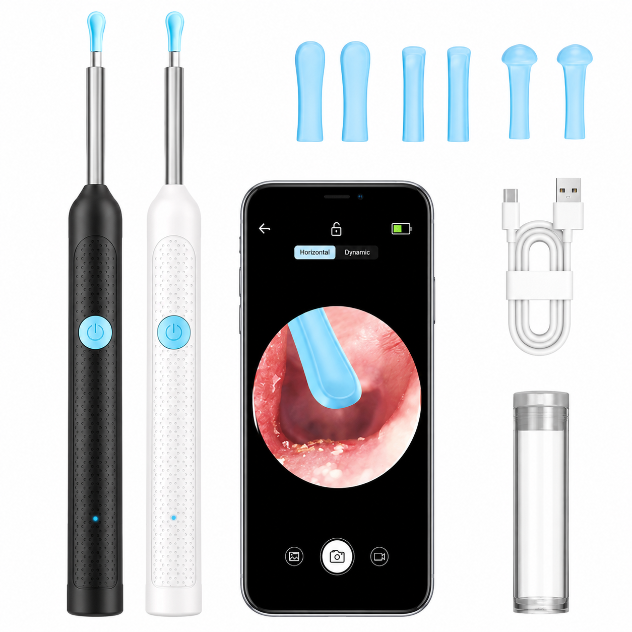 Ear Cleaning Kit with 1080P Camera and LED Light - Image 2
