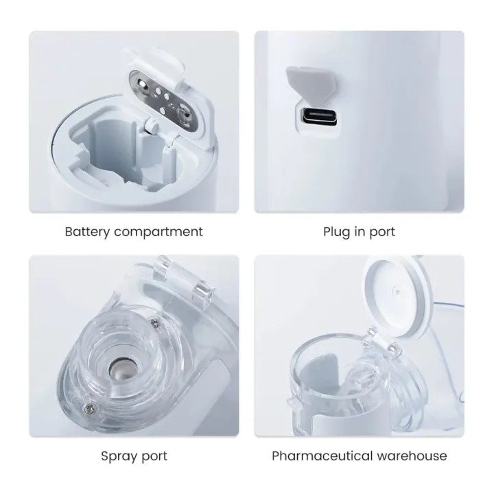 Portable Mesh Nebulizer Machine for Adults and Kids - Image 9