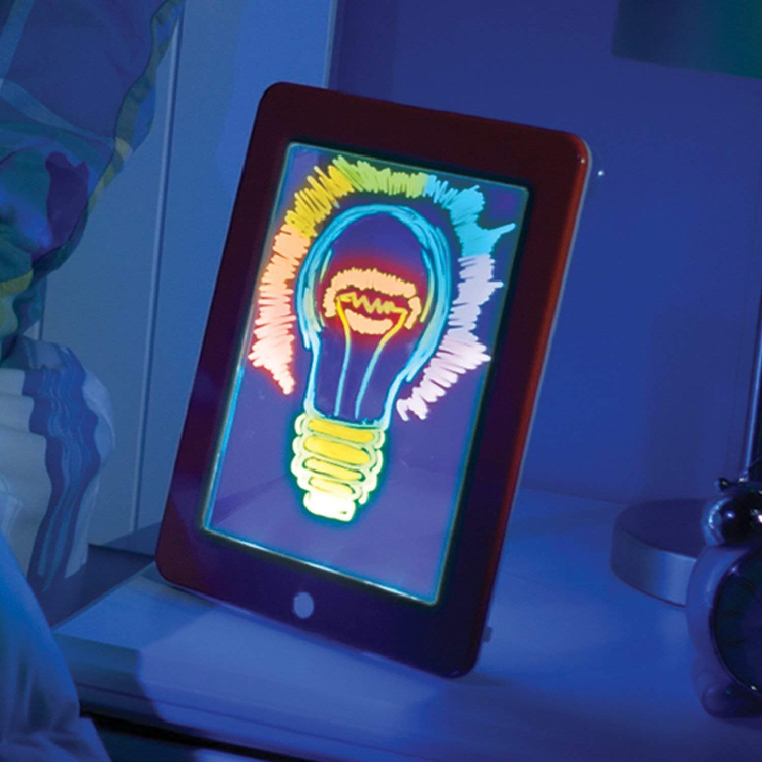 Kids Learning Magic Drawing Pad with LED Light Board - Image 9