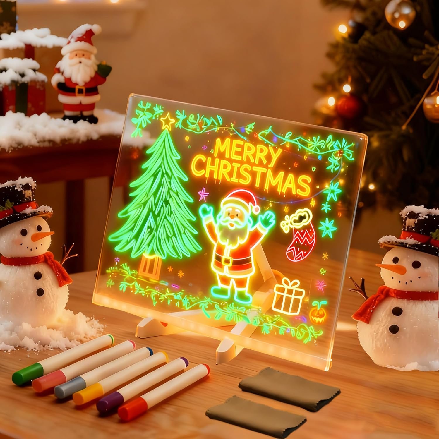 LED Acrylic Note Board with Color Lighting - Image 2