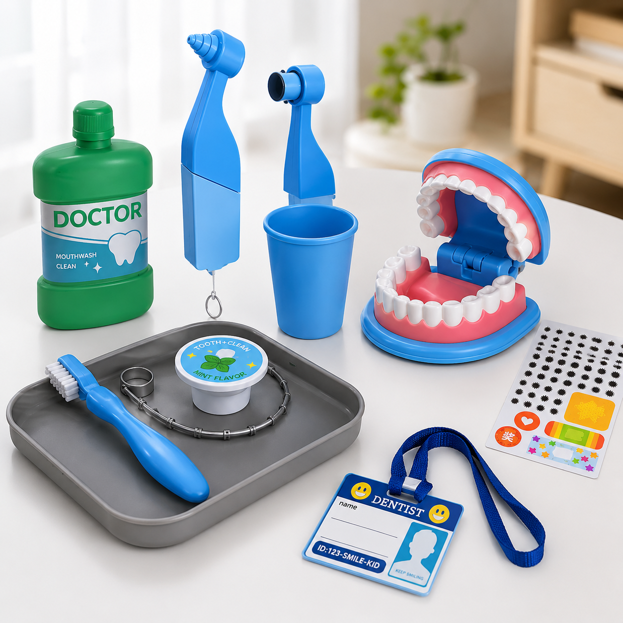 Kids Dentist Doctor Pretend Play Set - Image 2