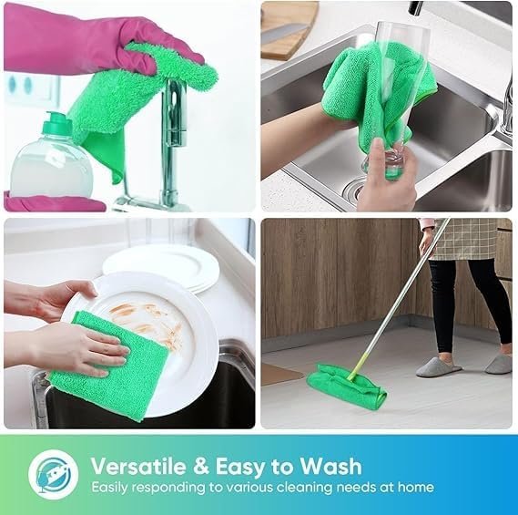 Microfiber Cleaning Cloths 20 Pack - Image 3